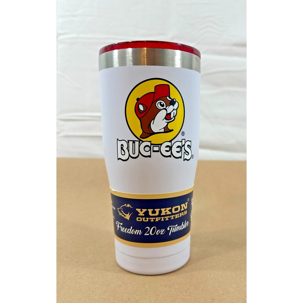 New Buc-ees Yukon Outfitters Freedom 20oz Tumbler Stainless Steel Insulated Mug